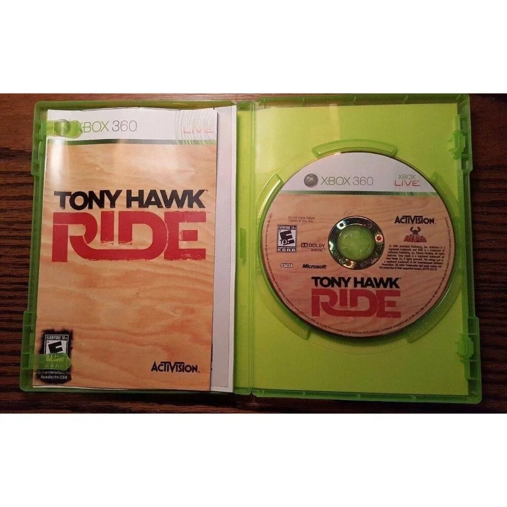 Microsoft X-BOX 360 Live Game Tony Hawk Ride Activision